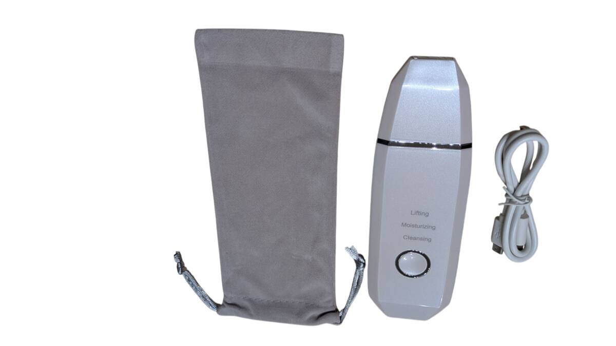 【1円オークション】TUTUYO 超音波ウォーターピーリング美顔器　AMT1879_画像2