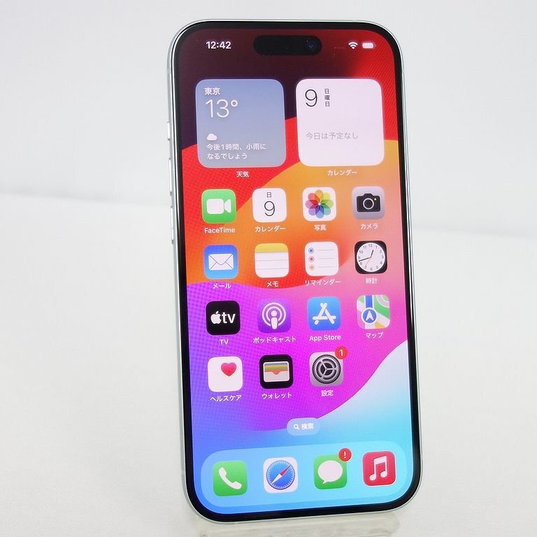 1 иен старт SIM свободный iPhone 15 128GB demo машина in камера маленький дефект аккумулятор 100% зарядка 2 раз au ограничение использования 0 in voice возможно [SO1101-440-1109] Kiyoshi 