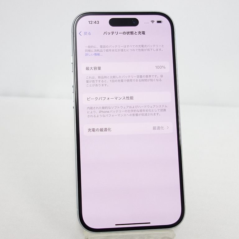 1 иен старт SIM свободный iPhone 15 128GB demo машина in камера маленький дефект аккумулятор 100% зарядка 2 раз au ограничение использования 0 in voice возможно [SO1101-440-1109] Kiyoshi 