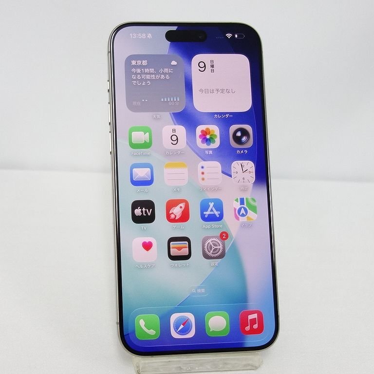 1 иен старт SIM свободный iPhone 15 Pro Max 128GB demo машина in камера маленький дефект аккумулятор 100% au ограничение использования 0 in voice возможно [SH1101-650-1109] Kiyoshi 