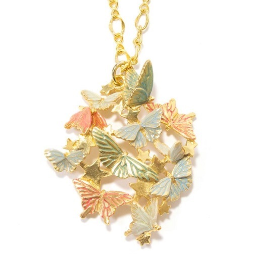 胡蝶の夢 ネックレス ペンダント アクセサリー パルナートポック 送料無料 ブラフシューペリア 蝶 バタフライ_画像5