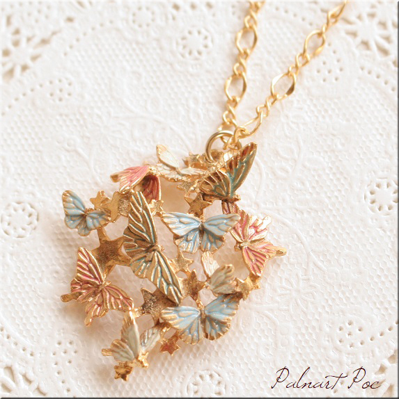 胡蝶の夢 ネックレス ペンダント アクセサリー パルナートポック 送料無料 ブラフシューペリア 蝶 バタフライ_画像3