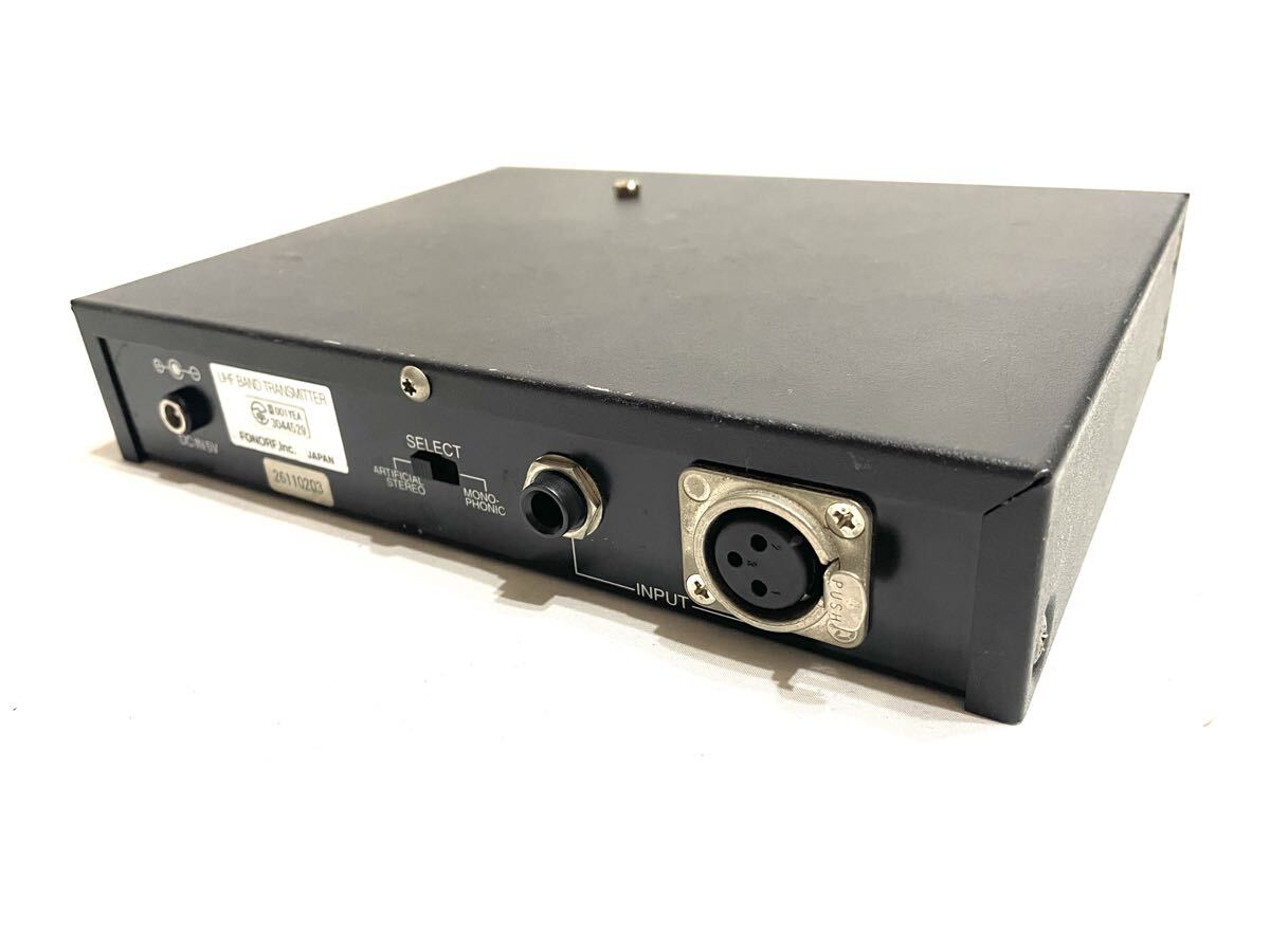 Ex-pro イークスプロ T-100 wireless ears monitor system transmitter トランスミッター 送信機 B帯 イヤモニ 通電OK 即有り_画像6