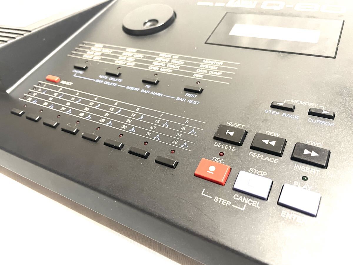KAWAI カワイ Q-80 DIGITAL MIDI SEQUENCER デジタル シーケンサー 純正アダプター 取扱説明書付き 音出しOK 即有り_画像5