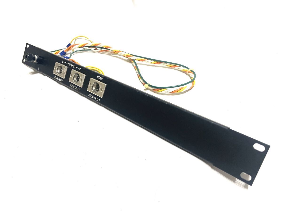 1U ラック ラックケース ラックマウント パネル XLR パッチパネル 100w 300w 8Ω stereo ステレオmono モノ 即有り 管理A_画像4