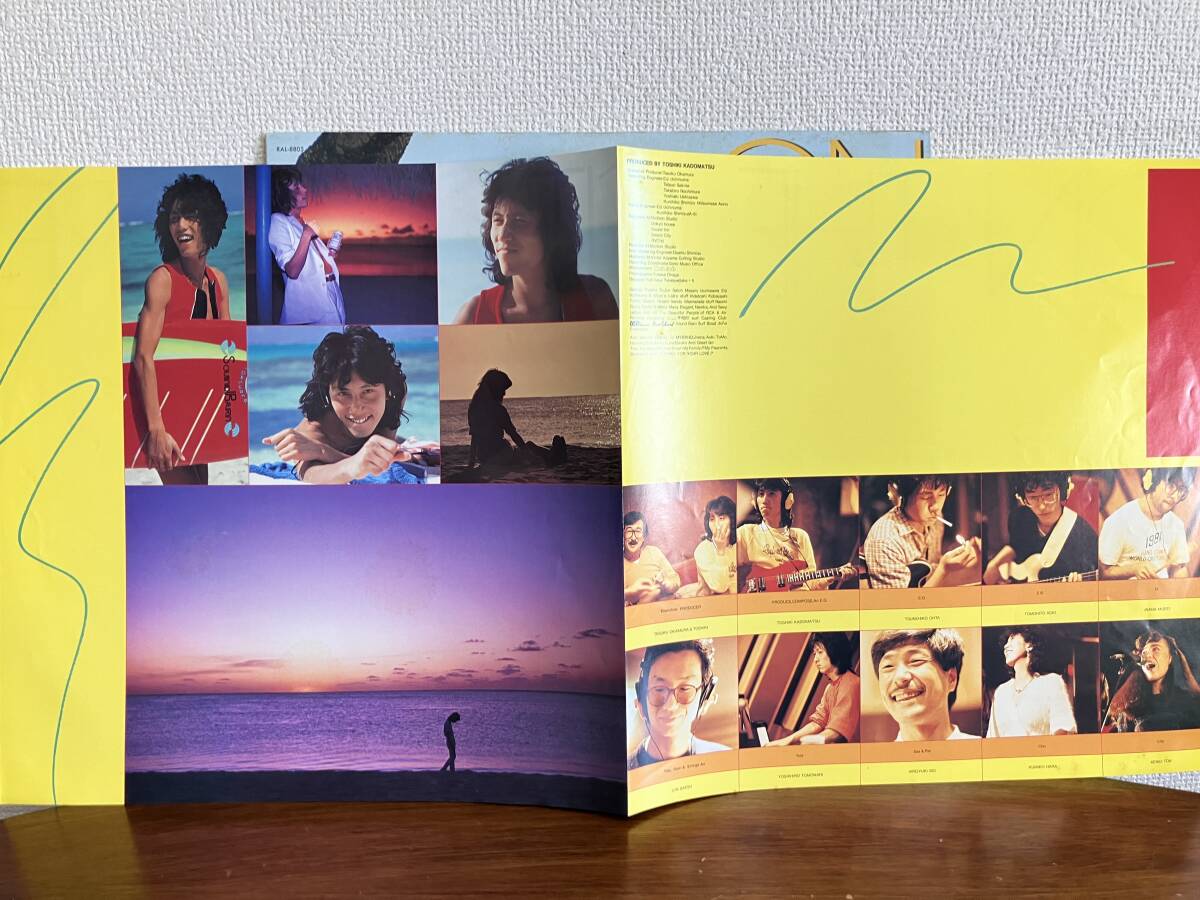 角松敏生 オン・ザ・シティ・ショア ON THE CITY SHORE TOSHIKI KADOMATSU LP レコード CITY POP 1983 元から帯無し_画像5