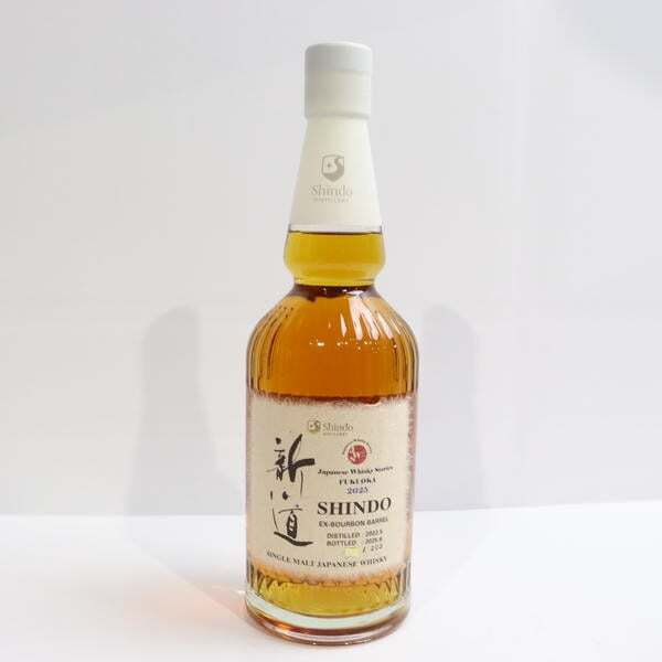 1 иен ~ новый дорога .. место SHINDO 2022-2025 EX- Bourbon barrel JWS FUKUOKA 2025 61% 700ml T25K040004