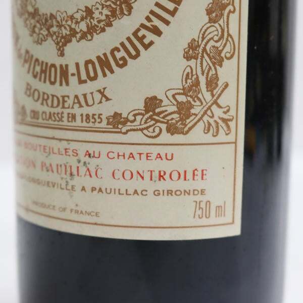 1 иен ~CHATEAU PICHON LONGUEVILLE( автомобиль to-pishon длинный vi ru)ba long 1989 13% 750ml Z25J300019