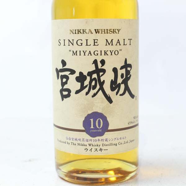 1 иен ~NIKKA(nika) Miyagi .10 год односолодовый baby бутылка 45% 180ml O25K110069