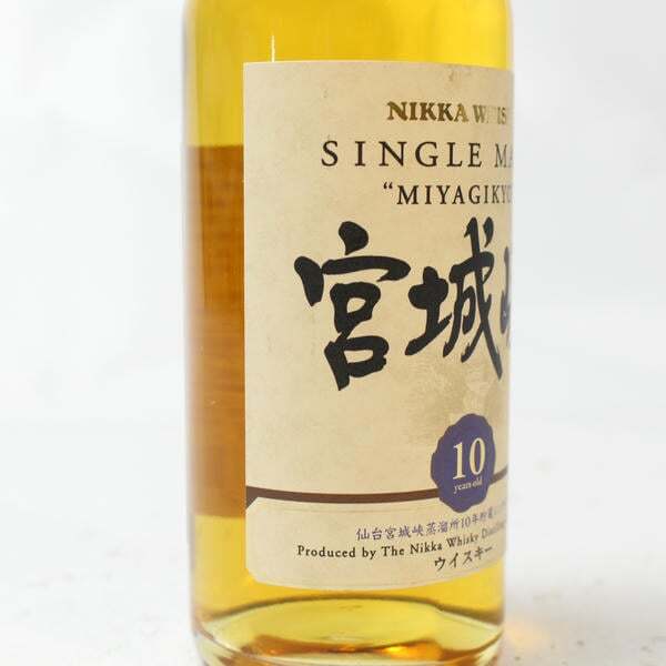 1 иен ~NIKKA(nika) Miyagi .10 год односолодовый baby бутылка 45% 180ml O25K110069