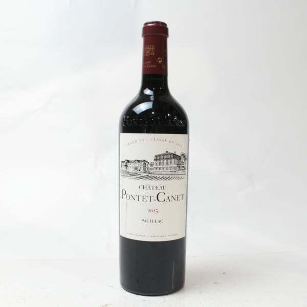 1 иен ~CHATEAU PONTET-CANET( автомобиль to-pontekane)2015 13.5% 750ml * этикетка загрязнения X25K120017