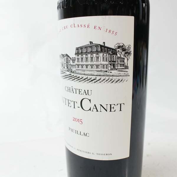 1 иен ~CHATEAU PONTET-CANET( автомобиль to-pontekane)2015 13.5% 750ml * этикетка загрязнения X25K120017