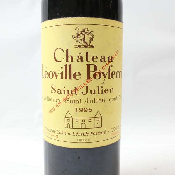 1 иен ~Chateau Leoville Piyferre( автомобиль to- Leo vi Lupo wafere)1995 13% 750ml T25K100079