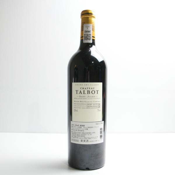 1 иен ~Chateau TALBOT( автомобиль Total bo)2022 13.5% 750ml G25K120014