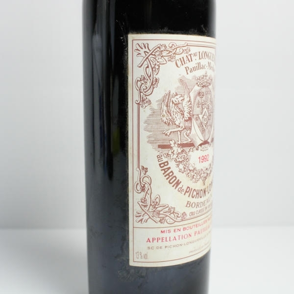 1円~CHATEAU PICHON LONGUEVILLE(シャトー ピション ロングヴィル)バロン 1992 13% 750ml O25J260022_画像8