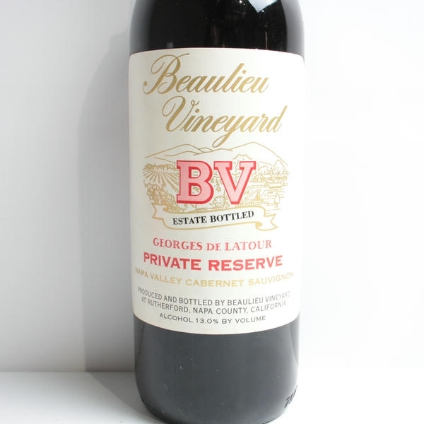 1円~ボーリューヴィンヤード BV ジョルジュ ド ラトゥール プライベート リザーブ カベルネ ソーヴィニヨン 1982 13％ 750ml G25J250029_画像2