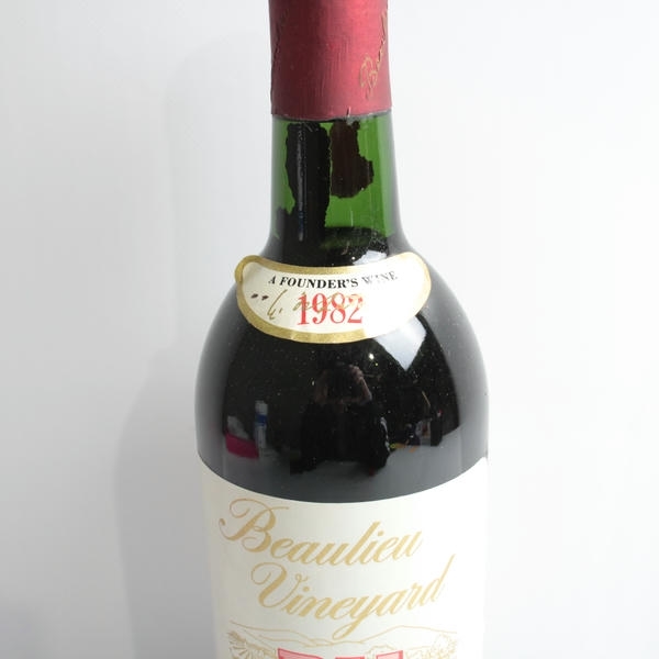 1円~ボーリューヴィンヤード BV ジョルジュ ド ラトゥール プライベート リザーブ カベルネ ソーヴィニヨン 1982 13％ 750ml G25J250029_画像6