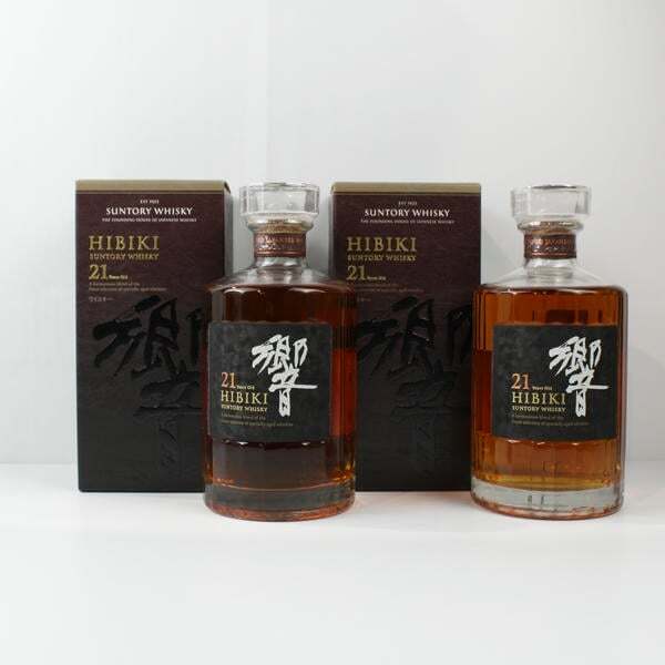 1円~【2本セット】SUNTORY（サントリー）響 21年 43％ 700ml S25K160043_画像1