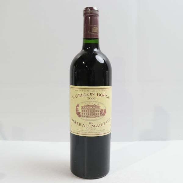 1円~PAVILLON ROUGE DU CHATEAU MARGAUX（パヴィヨン ルージュ デュ シャトーマルゴー）2003 13％ 750ml T25K180046_画像1