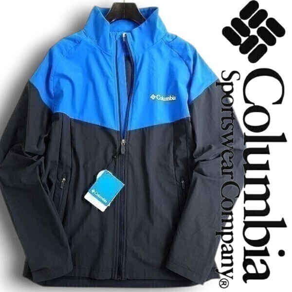 Columbia コロンビア 新品 高耐久ストレッチナイロン フルジップ ジャケット トレーニングウェア YMG104 403 105/XL▲013▼bus237co_画像1