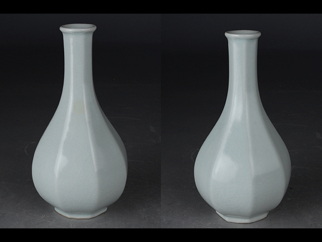 【西】 K026 韓国人間文化財『池順鐸』白磁 花瓶 共箱_画像3