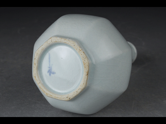 【西】 K026 韓国人間文化財『池順鐸』白磁 花瓶 共箱_画像5