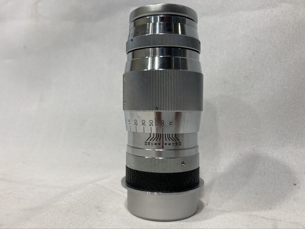 3.8)Canon キヤノン SERENAR セレナー 100mm F4 Lマウント 動作未確認 詳細不明_画像3