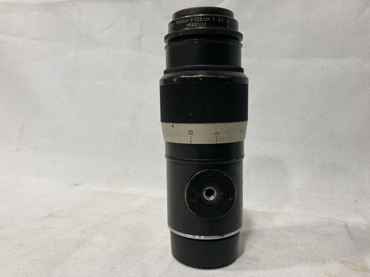 3.17) Leica ライカ LEITZ WETZLAR HEKTOR 1:4.5 f=135cm レンズ 動作未確認 詳細不明_画像5