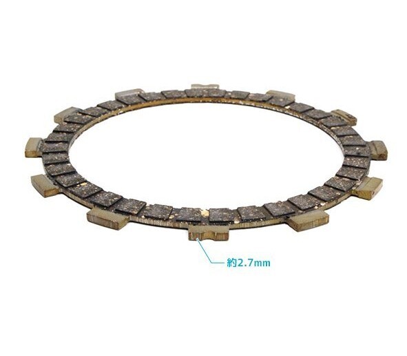 クラッチプレート フリクションプレート5枚 ススギ用 多分GS.DR.GN125 系_画像5