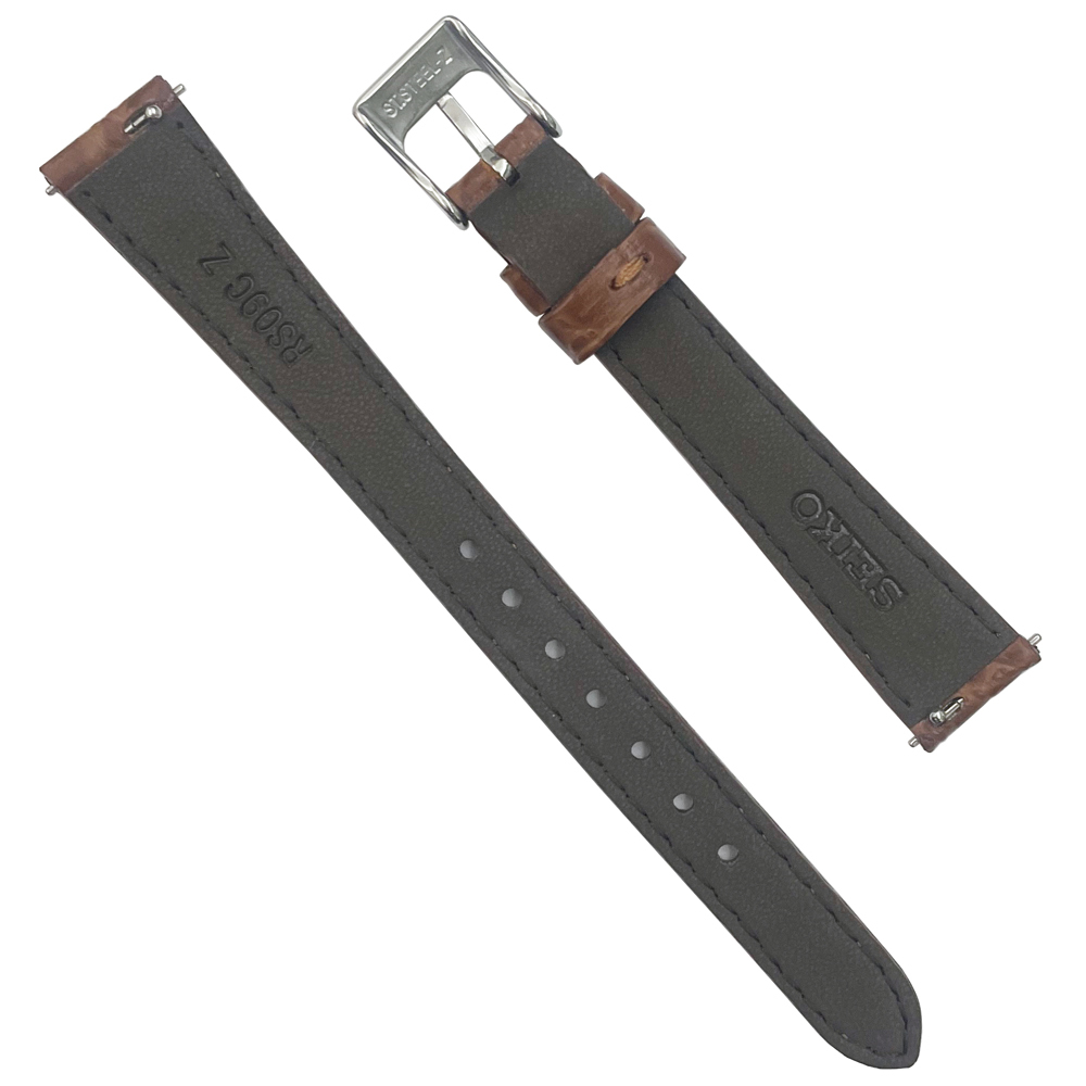 12mm Seiko ремень RS09C12BN машина f корова кожа wani maru f type вдавлено порез ./ grading легкий чай Smart перемена новый товар не использовался стандартный товар бесплатная доставка 