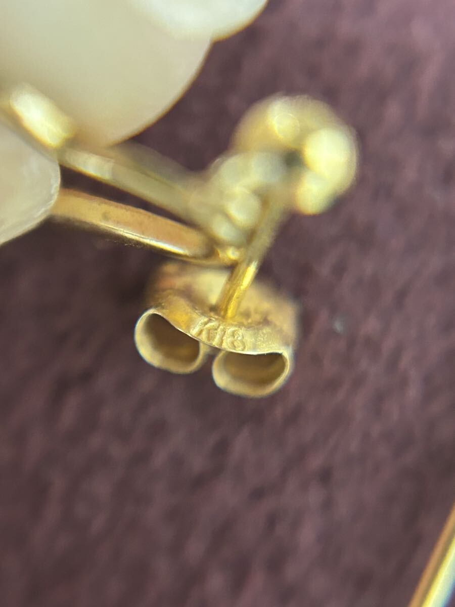 Yu09) 1 иен . товар регулировка K18 pearl silver колье iya серьги-кольца брошь запонки аксессуары ..imite-shon