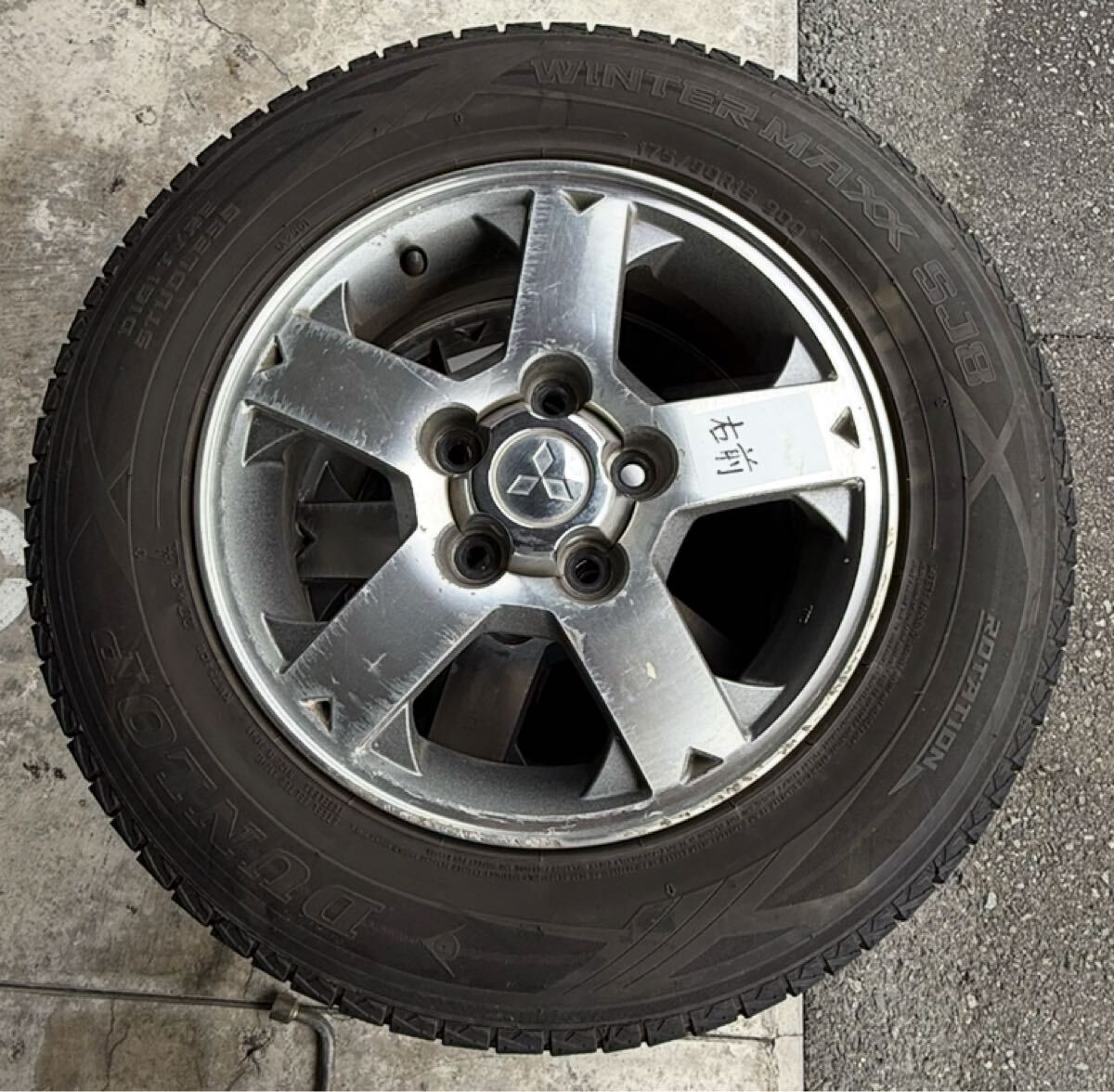 # Mitsubishi * Pajero Mini * оригинальный aluminium имеется!* зимние шины 175/80/15*4 шт. комплект 