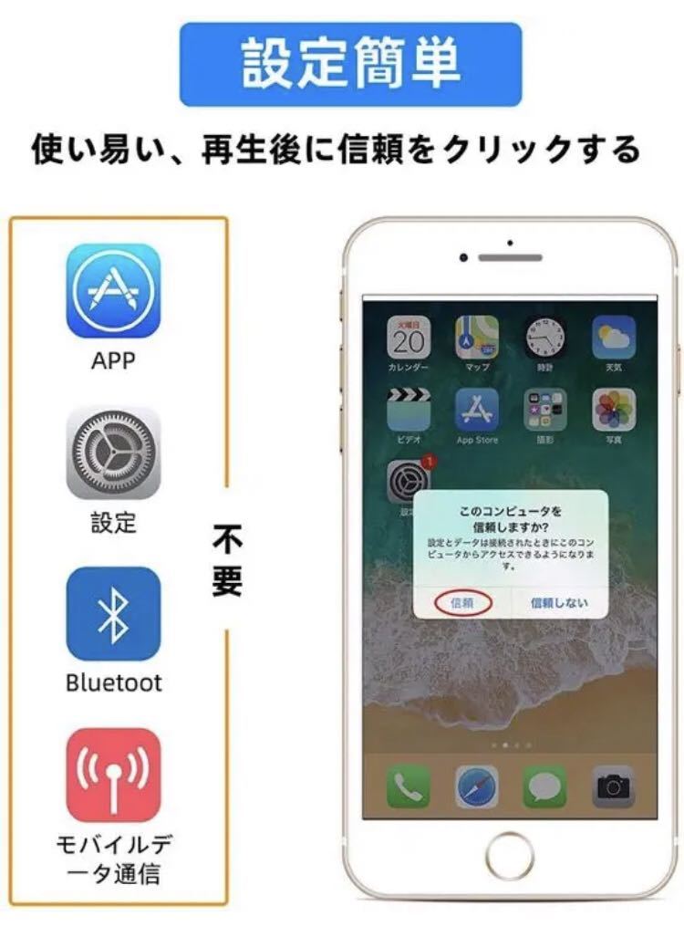 HDMI アダプター ライトニング　ipad/iphone HDMI変換アダプタ_画像4