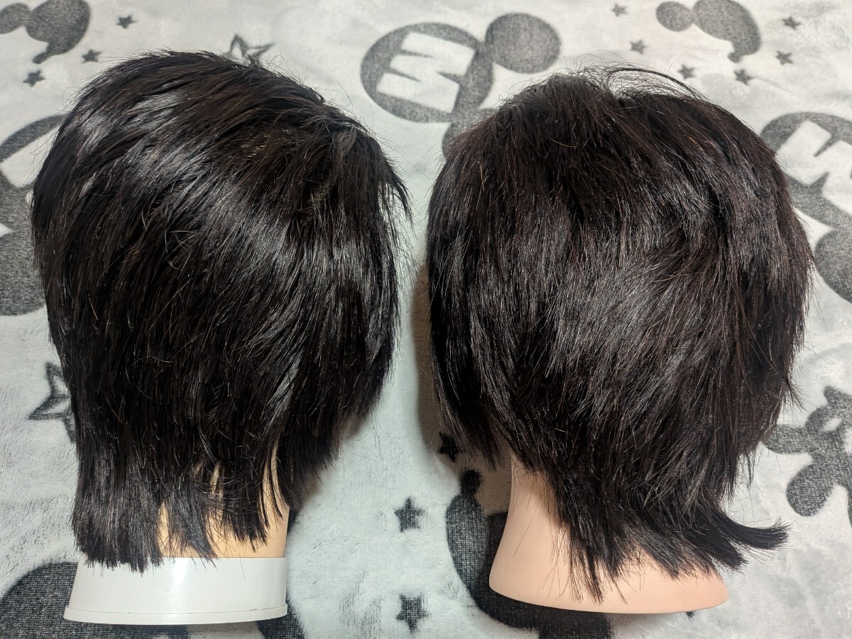 美容師 練習用 カットウィッグ ヘッドマネキン SPILO203 (No.1)、SPILO801(No.15)【2体セット送料無料】_画像3