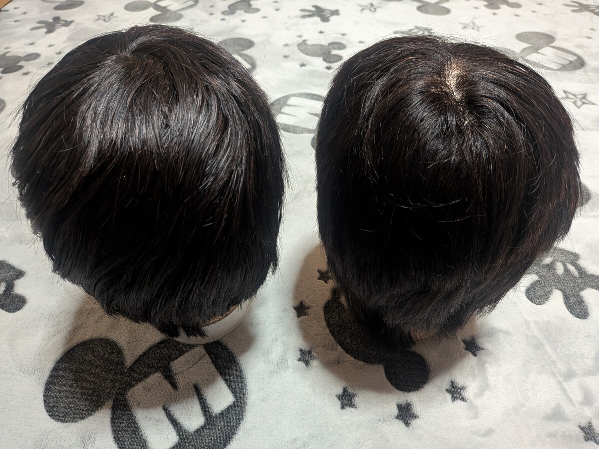 美容師 練習用 カットウィッグ ヘッドマネキン SPILO203 (No.1)、SPILO801(No.15)【2体セット送料無料】_画像5