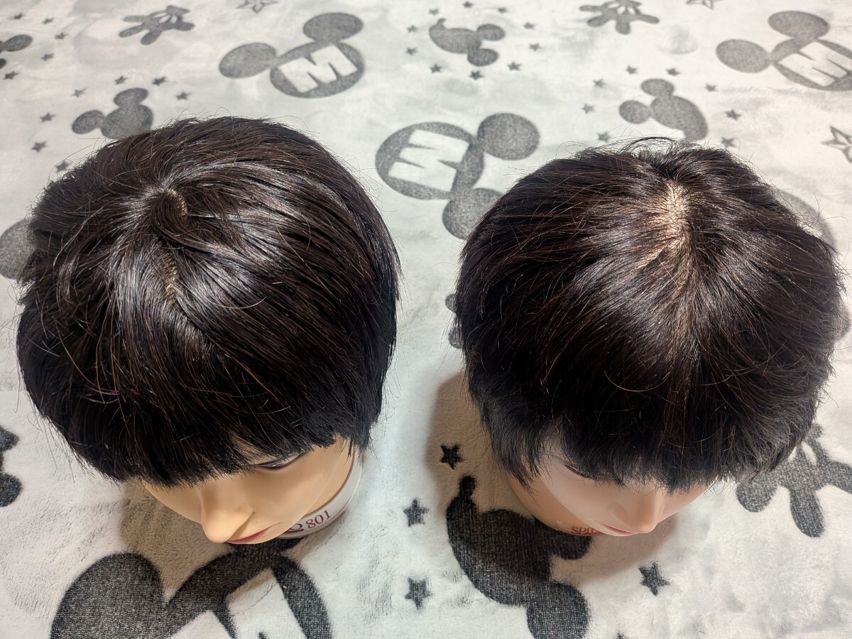 美容師 練習用 カットウィッグ ヘッドマネキン SPILO203 (No.1)、SPILO801(No.15)【2体セット送料無料】_画像6
