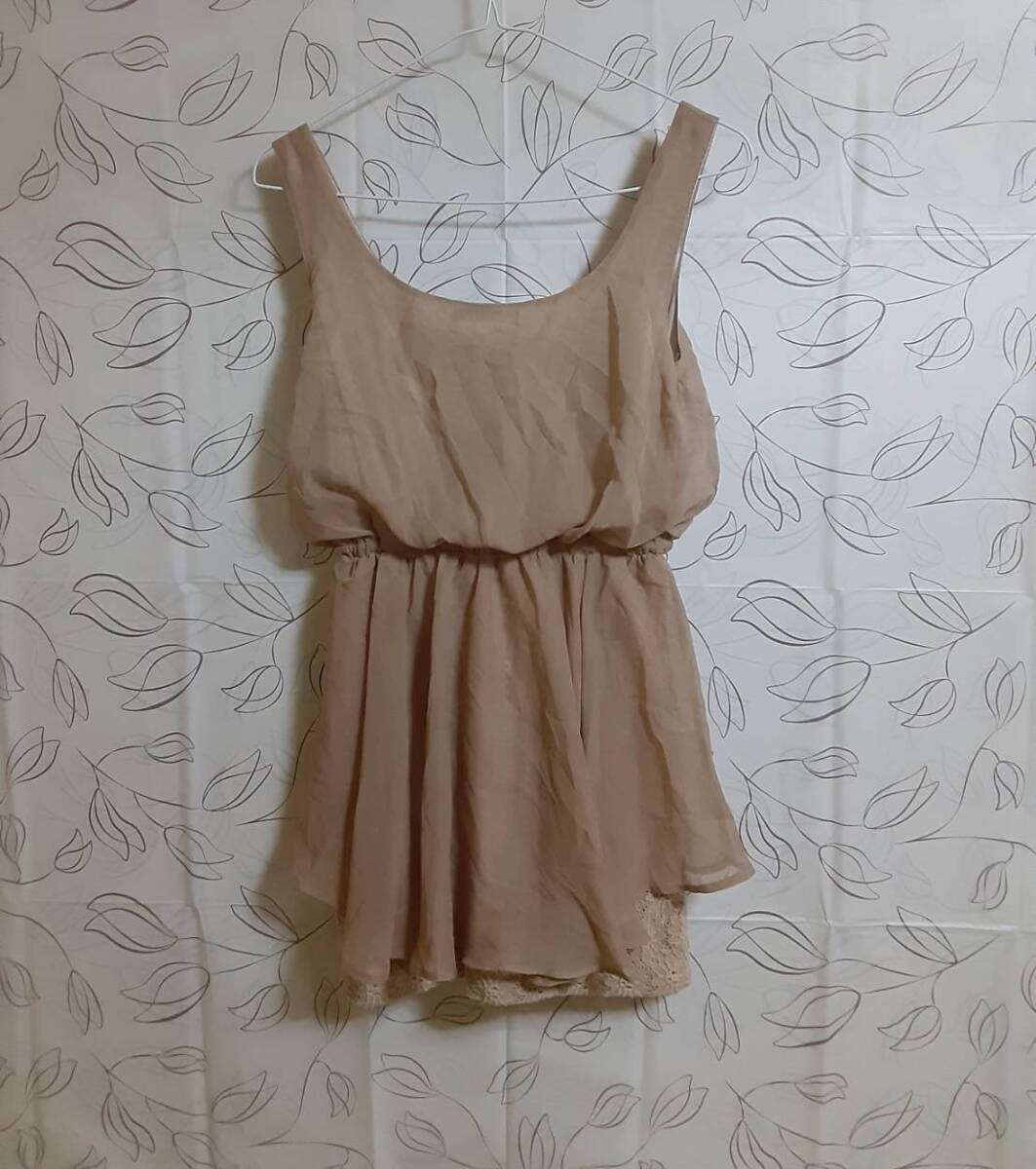 古着 LIP SERVICE タンクトップ サイズMくらい_画像2