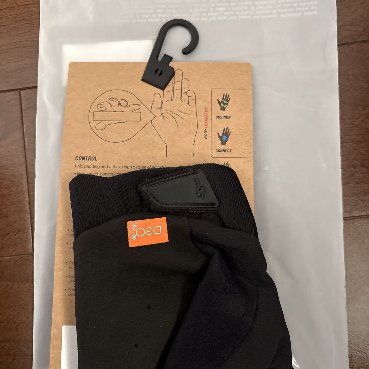 Specialized Trail D3O LF Gloves Black (スペシャライズド トレイル グローブ)フルフィンガーグローブサイズL 未使用品_画像4