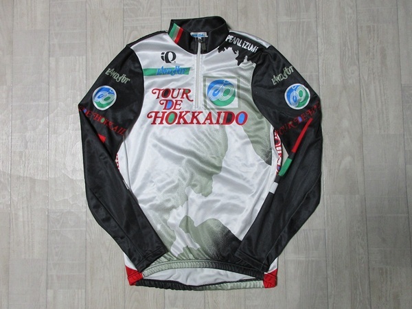 『 送料無料！』★ 1点物 ♪ 【パールイズミ・PEARL-IZUMI】『ポリエステル100％』長袖サイクルジャージ サイクリングシャツ・M_画像7