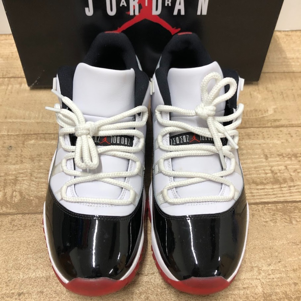 08w14167*1 иен ~NIKE AIR JORDAN 11 RETRO LOW( Nike воздушный Jordan 11 retro low )28.5.GymRed AV2187 160 мужской спортивные туфли б/у товар 