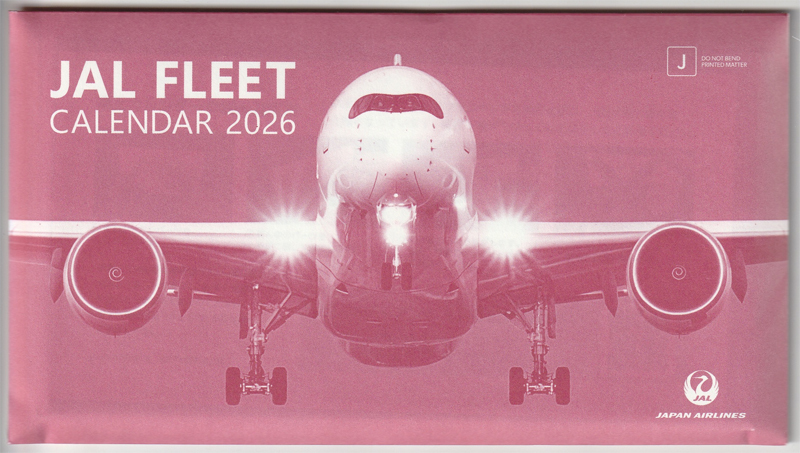 JAL FLEET カレンダー(卓上) 2026_画像1