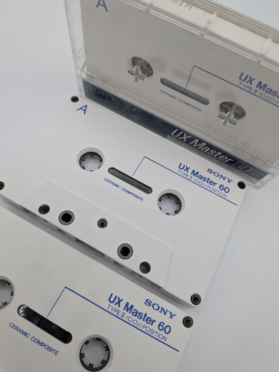 【希少】 SONY カセットテープ UX Master 60　3本セット　まとめ売り　 ハイポジ ソニー_画像4