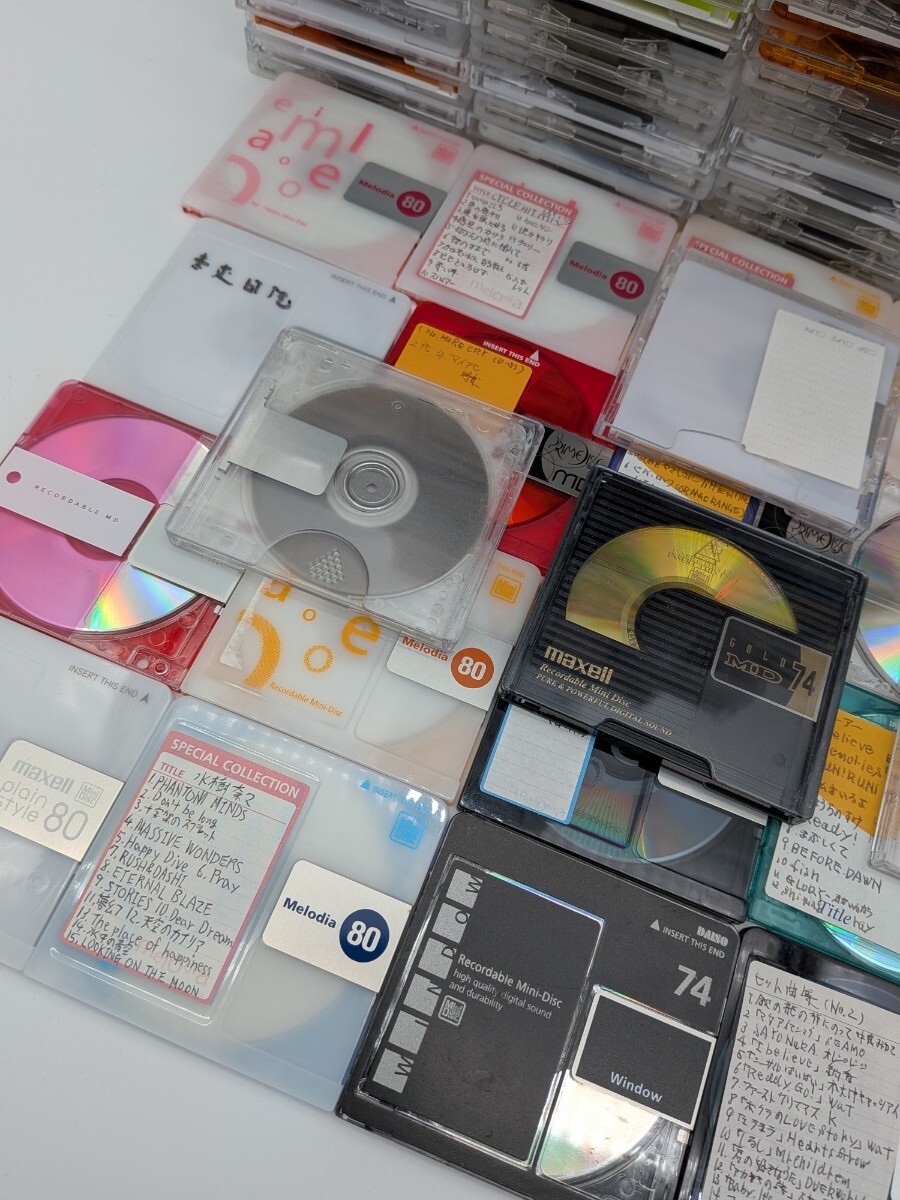 MD диск TDK SONY MD maxell Victor Mini диск носитель записи продажа комплектом продается в комплекте 1 старт 1 иен старт запись settled ②