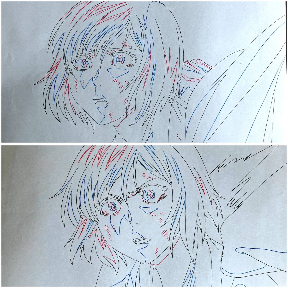 ブリーチ 直筆 原画 20枚セット/アニメ 動画 セル画 レイアウト 原動画 生原画 肉筆 等/Anime Sketch Cel_画像1