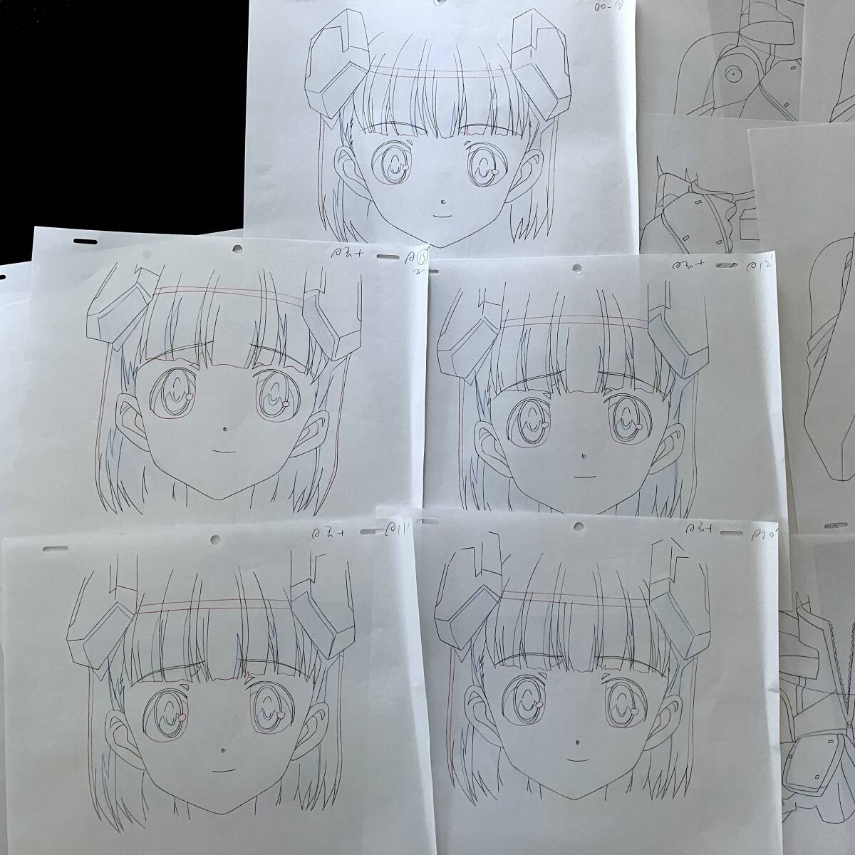  Sky девушки автограф исходная картина 23 шт. комплект | аниме анимация цифровая картинка расположение . анимация сырой исходная картина автограф и т.п. |Anime Sketch Cel