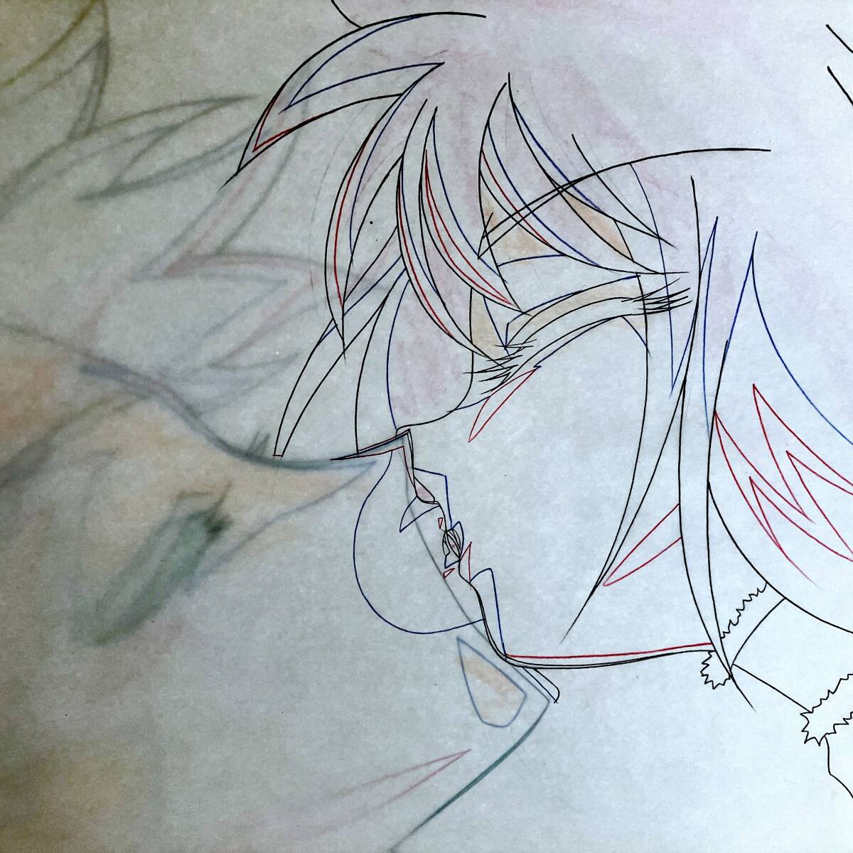 東京ミュウミュウ キスシーン 直筆 原画 64枚セット ／アニメ 動画 セル画 レイアウト 原動画 生原画 肉筆 等／Anime Sketch Cel_画像1