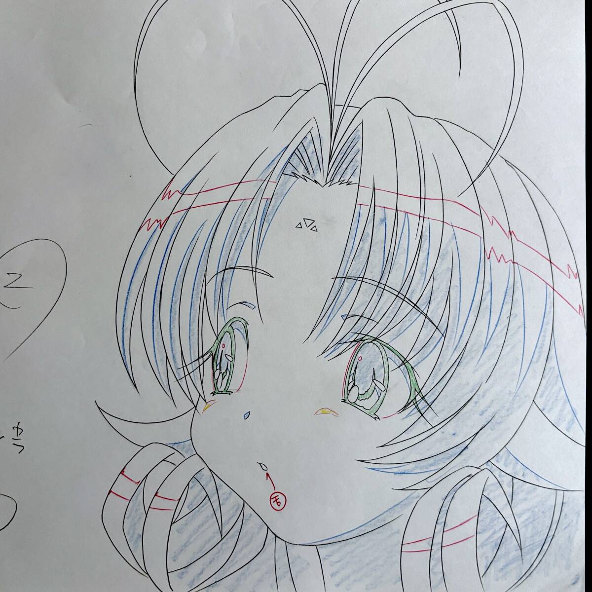 ディアーズ DearS 直筆 原画 12枚セット／アニメ 動画 セル画 レイアウト 原動画 生原画 肉筆 等／Anime Sketch Cel_画像1