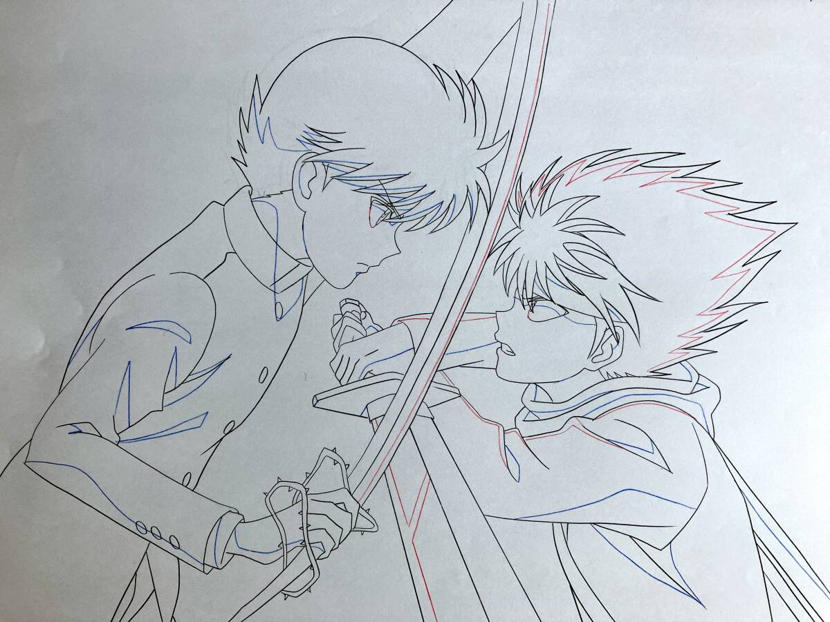 幽遊白書 直筆 原画 19枚セット /アニメ 動画 セル画 レイアウト 原動画 生原画 肉筆 等/Anime Sketch Cel_画像1