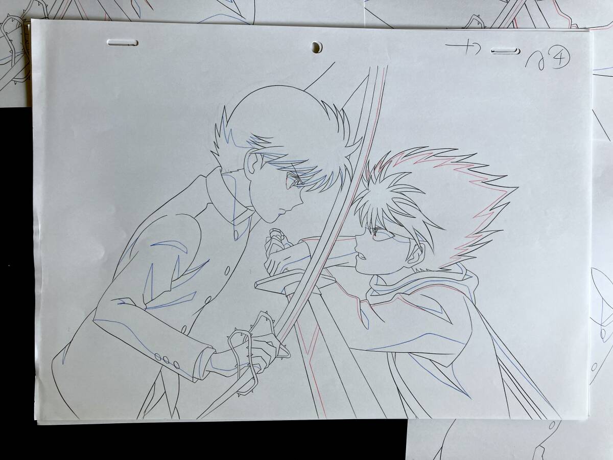 幽遊白書 直筆 原画 19枚セット /アニメ 動画 セル画 レイアウト 原動画 生原画 肉筆 等/Anime Sketch Cel_画像3