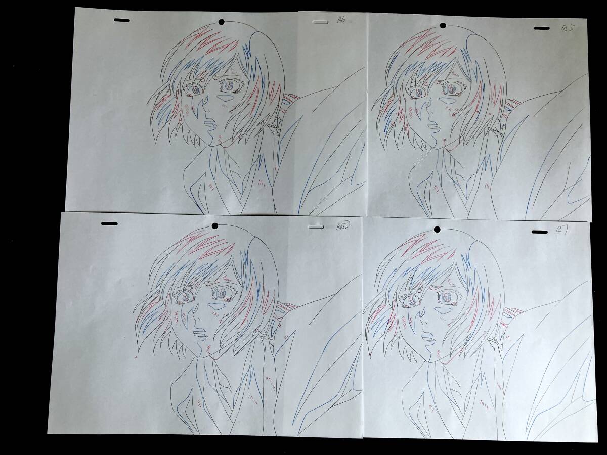 ブリーチ 直筆 原画 20枚セット/アニメ 動画 セル画 レイアウト 原動画 生原画 肉筆 等/Anime Sketch Cel_画像4